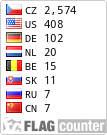 Státy, odkud byla stránka navštívena